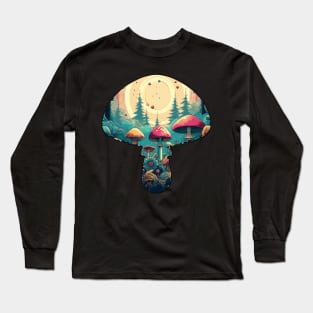 Shroom Lover - Foraging - Fungi - Cottagecore Hunt Long Sleeve T-Shirt